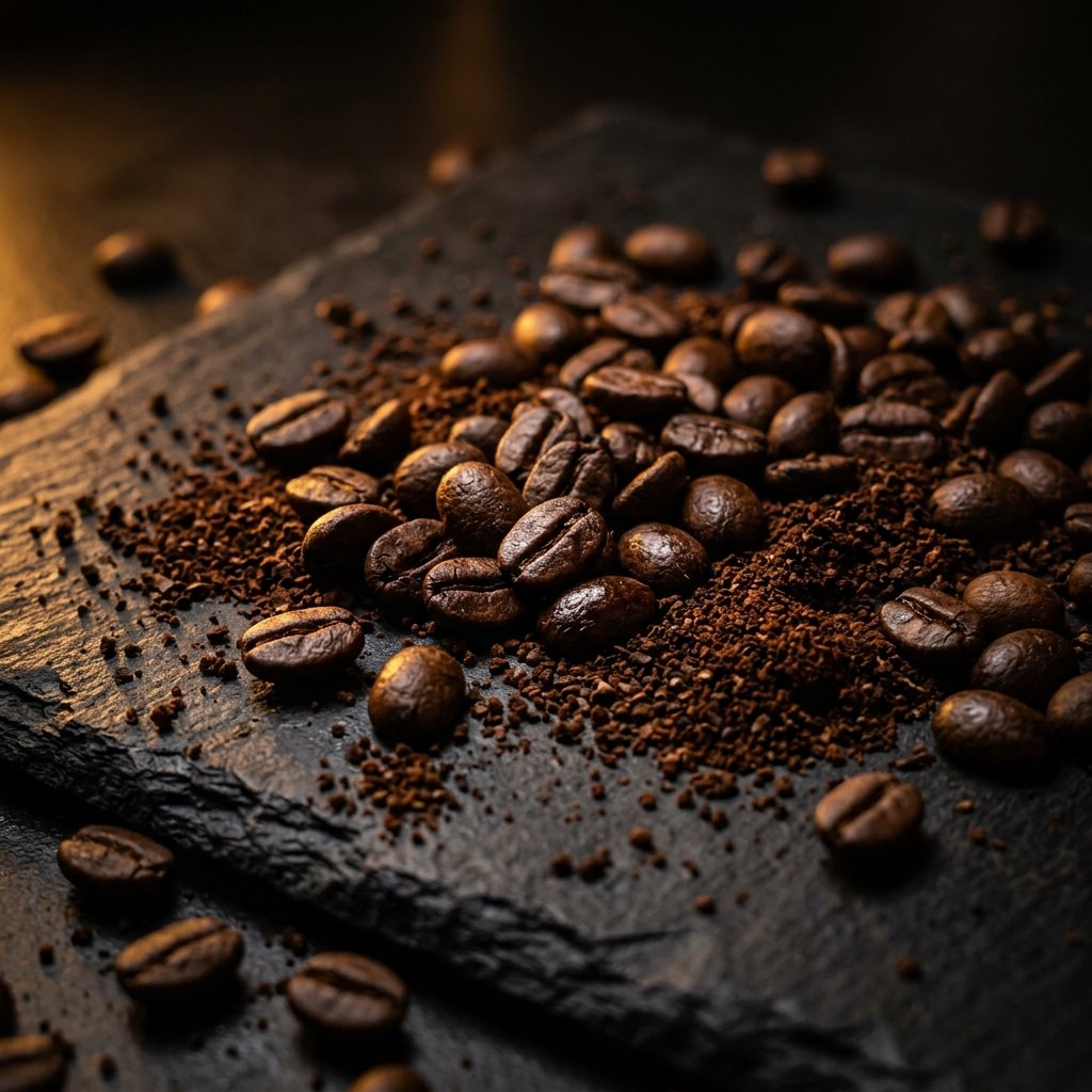 Premium roasted coffee beans